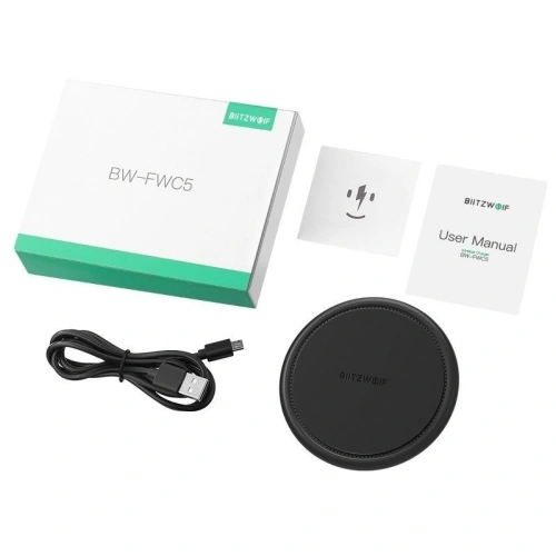 Buy Wireless charger Qi BlitzWolf BW-FWC5 10W - BLZ168 - {ean13} - Home Screen Store Europe