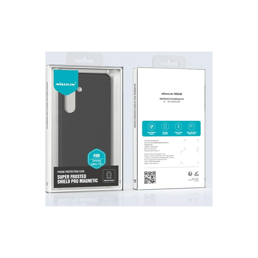 Etui Nillkin Super Shield Pro Magnetic Samsung Galaxy S24+ Plus czarne/black
