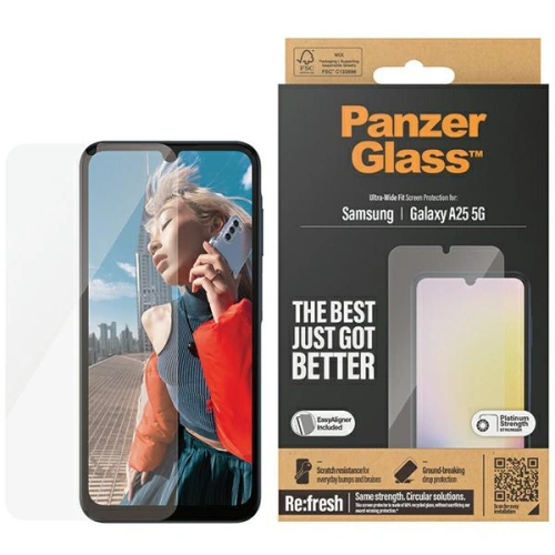 Kup Sticlă securizată PanzerGlass Ultra-Wide Fit Samsung Galaxy A25 5G Protecție ecran 5G - PZG593 - {ean13} - Sklep Home Screen