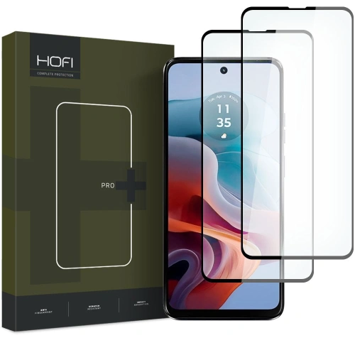 Buy Hofi Glass Pro+ Motorola Moto G34 5G Black [2 PACK] - HOFI461 - {ean13} - Home Screen Store Europe