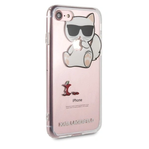 Kup Karl Lagerfeld Apple KLHCI8CFA iPhone SE 2022/SE 2020/8/7 Hartschalenetui transparent Choupette Fun - KLD061CL - {ean13} - Sklep Home Screen