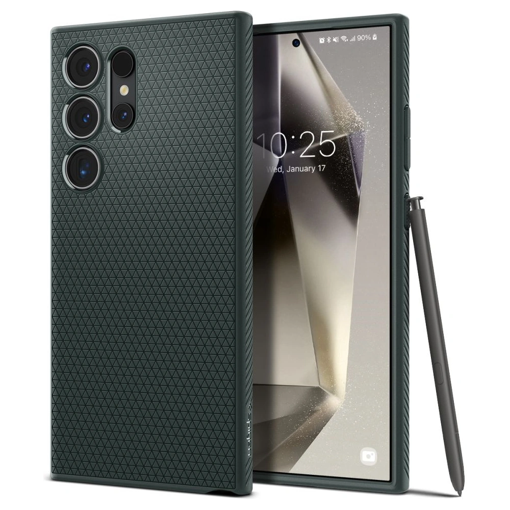 Etui Spigen Liquid Air Samsung Galaxy S24 Ultra Abyss Green