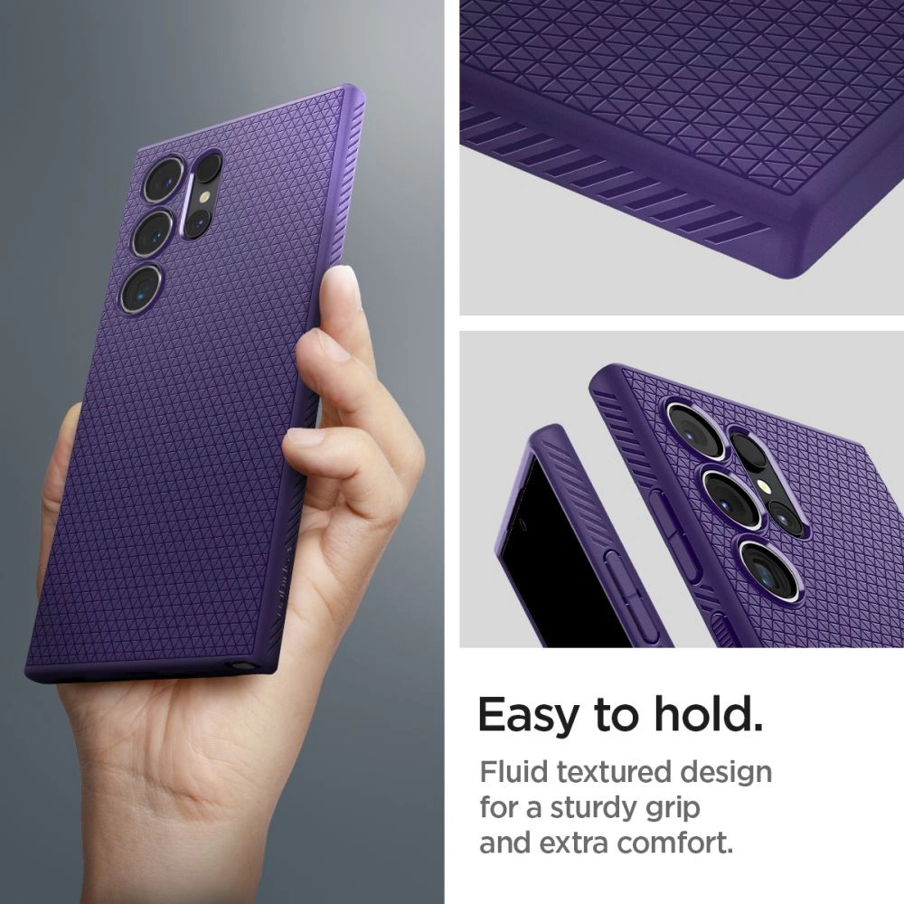 Etui Spigen Liquid Air Samsung Galaxy S24 Ultra Deep Purple