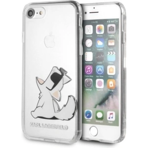 Kup Karl Lagerfeld Apple KLHCI8CFNRC iPhone SE 2022/SE 2020/8/7 Hartschalenetui transparent Choupette Fun - KLD063CL - {ean13} - Sklep Home Screen
