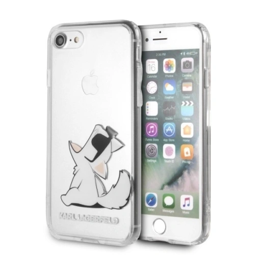 Kup Karl Lagerfeld KLHCI8CFNRC Apple iPhone SE 2022/SE 2020/8/7 husă dură transparentă Choupette Fun - KLD063CL - {ean13} - Sklep Home Screen