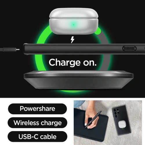 Kup Etui Spigen Ultra Hybrid Samsung Galaxy S24 Ultra Frost Fekete - SPN3334 - {ean13} - Sklep Home Screen