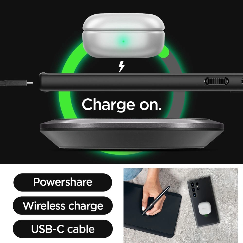 Etui Spigen Ultra Hybrid Samsung Galaxy S24 Ultra Frost Black