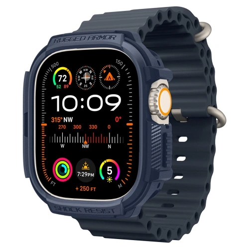 Buy Case Spigen Rugged Armor Apple Watch Ultra 1/2 49mm Navy Blue - SPN3337 - {ean13} - Home Screen Store Europe