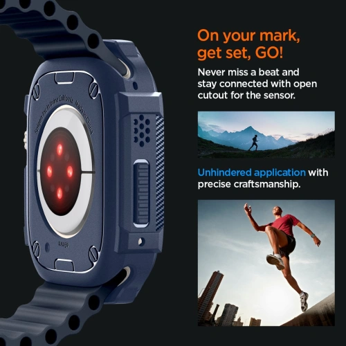 Buy Case Spigen Rugged Armor Apple Watch Ultra 1/2 49mm Navy Blue - SPN3337 - {ean13} - Home Screen Store Europe