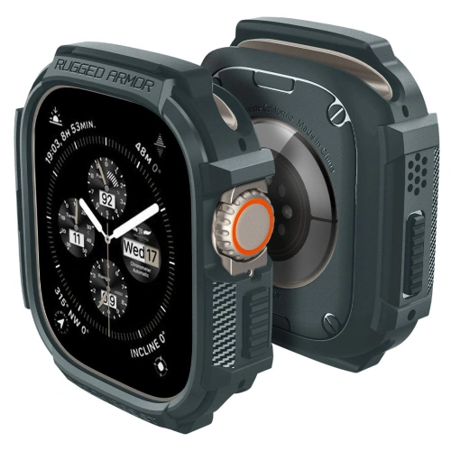 Buy Case Spigen Rugged Armor Apple Watch Ultra 1/2 49mm Abyss Green - SPN3338 - {ean13} - Home Screen Store Europe