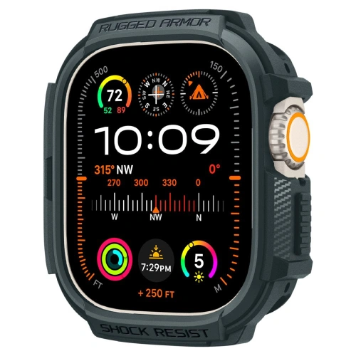 Buy Case Spigen Rugged Armor Apple Watch Ultra 1/2 49mm Abyss Green - SPN3338 - {ean13} - Home Screen Store Europe