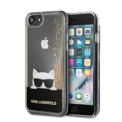 Kup Karl Lagerfeld KLHCI8CHPEEGO Apple iPhone SE 2022/SE 2020/8/7 gold/złoty hard case Liquid Glitter - KLD066GLD - {ean13} - Sklep Home Screen