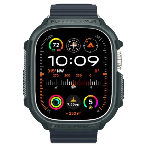 Kup Etui Spigen Rugged Armor Apple Watch Ultra 1/2 49mm Abyss Green - SPN3338 - {ean13} - Sklep Home Screen