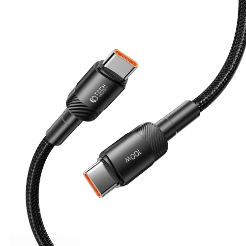 Kup Kábel Tech-Protect Ultraboost Evo USB-C / USB-C PD 100W 5A 100cm Fekete - THP2594 - {ean13} - Sklep Home Screen