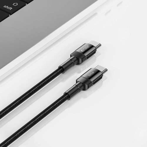 Kup Kábel Tech-Protect Ultraboost Evo USB-C / USB-C PD 100W 5A 100cm Fekete - THP2594 - {ean13} - Sklep Home Screen