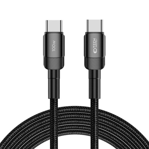 Kup Kabel Tech-Protect Ultraboost Evo USB-C / USB-C PD 100W 5A 300cm černý - THP2596 - {ean13} - Sklep Home Screen