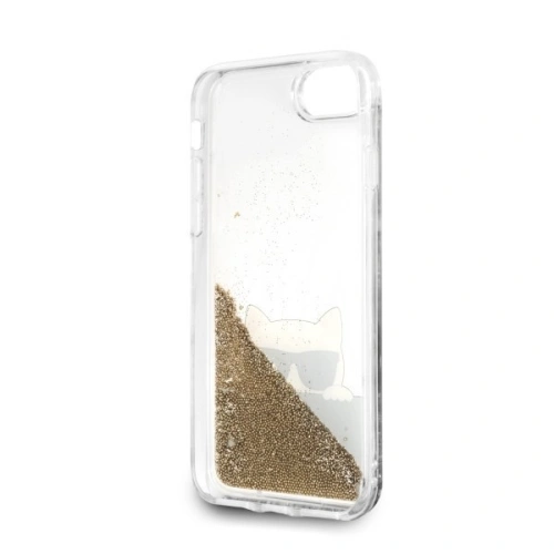Kup Karl Lagerfeld KLHCI8CHPEEGO Apple iPhone SE 2022/SE 2020/8/7 zlatý/hard case Liquid Glitter - KLD066GLD - {ean13} - Sklep Home Screen