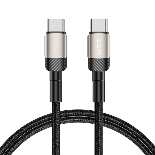 Kup Cablul Tech-Protect Ultraboost Evo USB-C / USB-C PD 100W 5A 100cm Titanium - THP2598 - {ean13} - Sklep Home Screen
