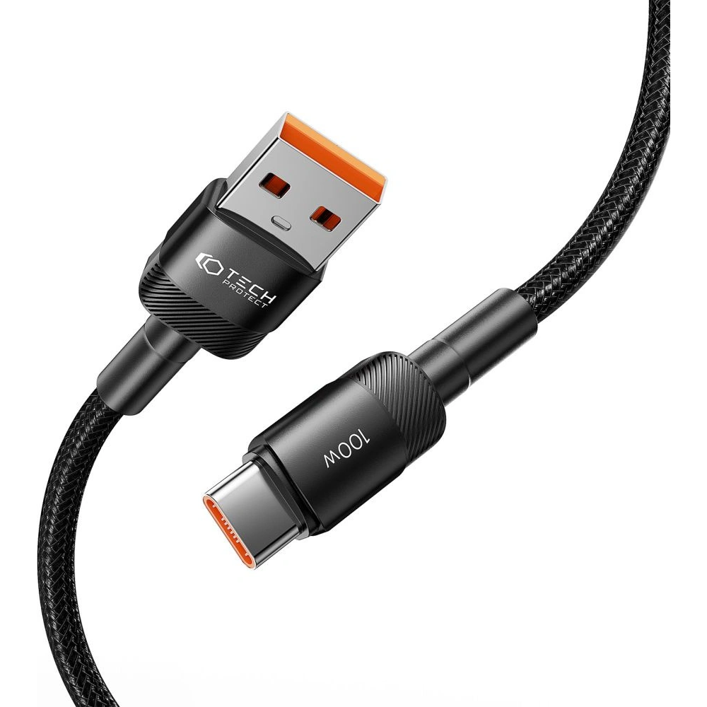 Kabel Tech-Protect Ultraboost Evo USB-A / USB-C 100W 5A 50cm Black