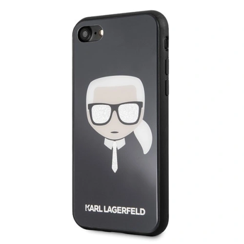 Kup Karl Lagerfeld KLHCI8DLHBK Apple iPhone SE 2022/SE 2020/8/7 czarny/black Iconic Glitter Karl`s Head - KLD067BLK - {ean13} - Sklep Home Screen