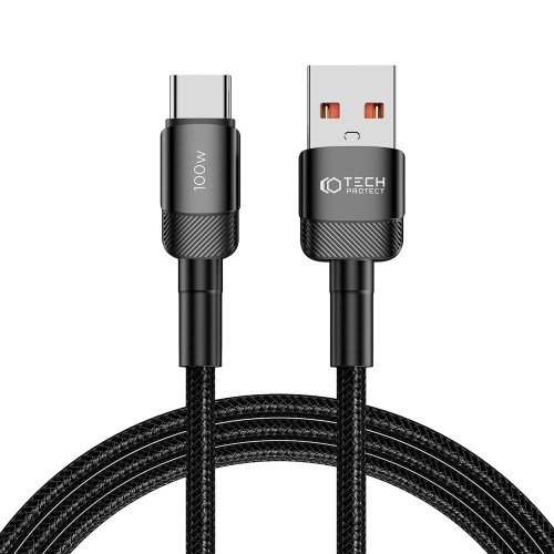 Kup Cablul Tech-Protect Ultraboost Evo USB-A / USB-C 100W 5A 200cm Negru - THP2603 - {ean13} - Sklep Home Screen