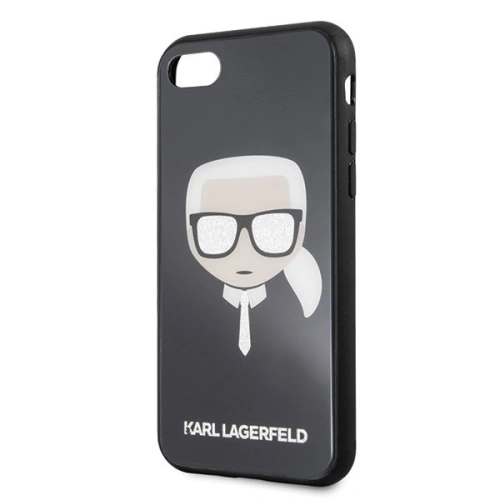 Kup Karl Lagerfeld KLHCI8DLHBK Apple iPhone SE 2022/SE 2020/8/7 czarny/black Iconic Glitter Karl`s Head - KLD067BLK - {ean13} - Sklep Home Screen