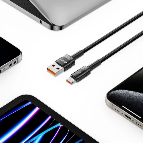 Kup Kábel Tech-Protect Ultraboost Evo USB-A / USB-C 100W 5A 300cm Fekete - THP2604 - {ean13} - Sklep Home Screen