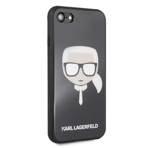 Kup Karl Lagerfeld KLHCI8DLHBK Apple iPhone SE 2022/SE 2020/8/7 czarny/black Iconic Glitter Karl`s Head - KLD067BLK - {ean13} - Sklep Home Screen