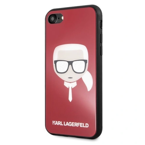 Kup Karl Lagerfeld KLHCI8DLHRE Apple iPhone SE 2022/SE 2020/8/7 czerwony/red Iconic Glitter Karl`s Head - KLD068RED - {ean13} - Sklep Home Screen