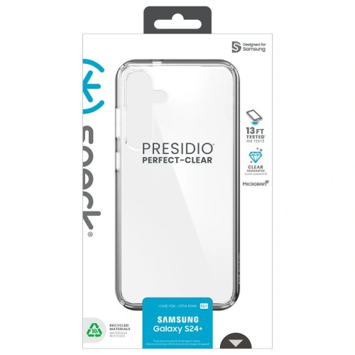 Kup Etui Speck Presidio Perfect-Clear Samsung Galaxy S24+ Plus čiré/čiré - SPK589 - {ean13} - Sklep Home Screen