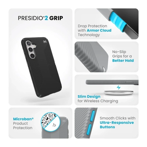 Kup Etui Speck Presidio2 Grip Samsung Galaxy S24 černá/šedá/bílá - SPK590 - {ean13} - Sklep Home Screen