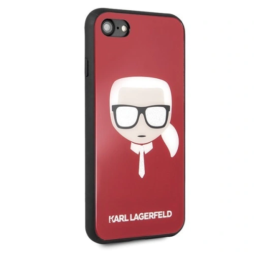Kup Karl Lagerfeld KLHCI8DLHRE Apple iPhone SE 2022/SE 2020/8/7 czerwony/red Iconic Glitter Karl`s Head - KLD068RED - {ean13} - Sklep Home Screen