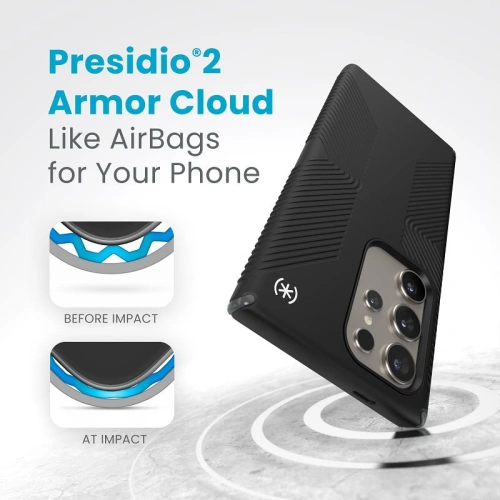 Kup Etui Speck Presidio2 Grip Samsung Galaxy S24 Ultra negru/gri ardezie/alb - SPK591 - {ean13} - Sklep Home Screen