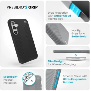Kup Etui Speck Presidio2 Grip Samsung Galaxy S24+ Plus černá/šedá/slonová kost - SPK592 - {ean13} - Sklep Home Screen