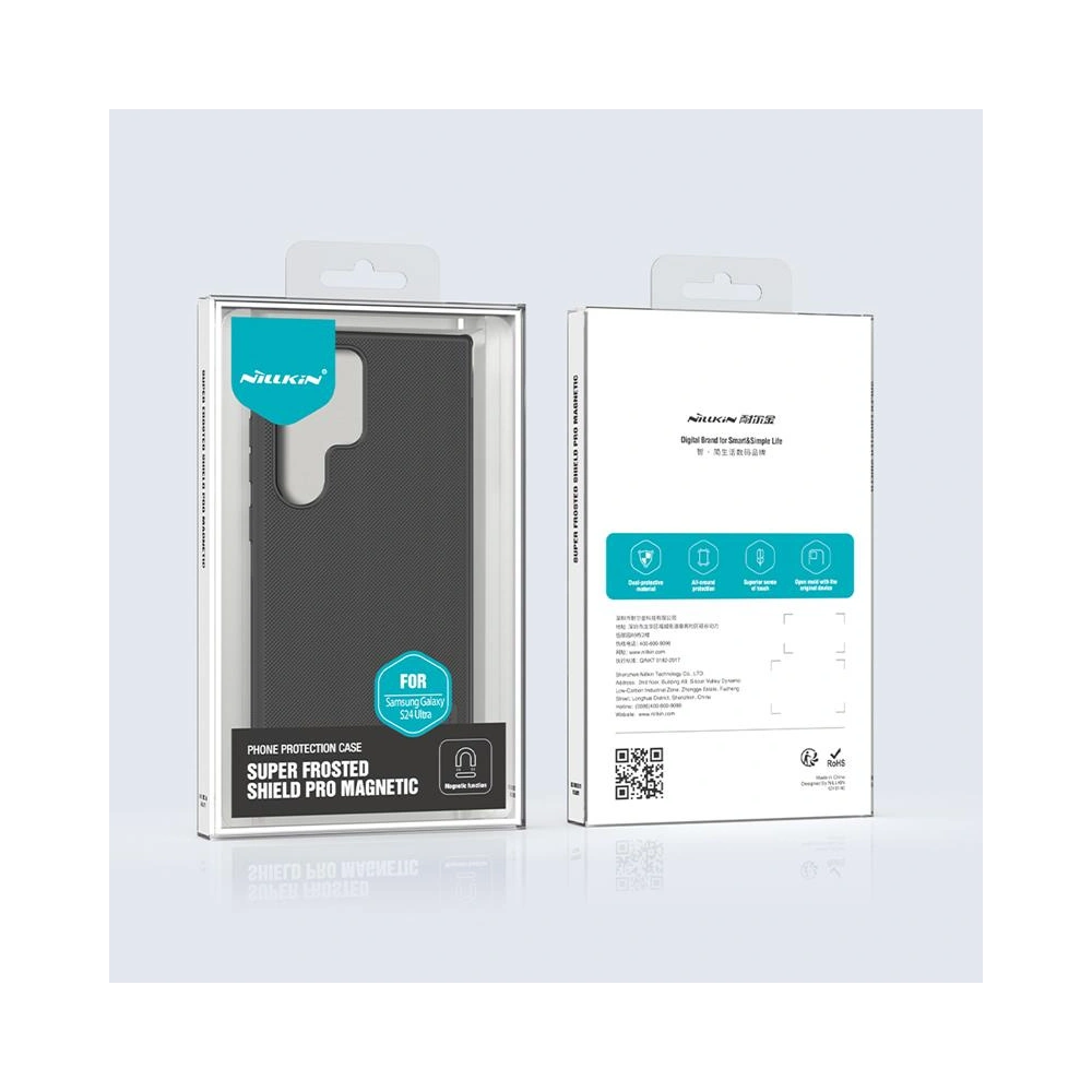 Etui Nillkin Super Shield Pro Magnetic Samsung Galaxy S24 Ultra zielony/deep green