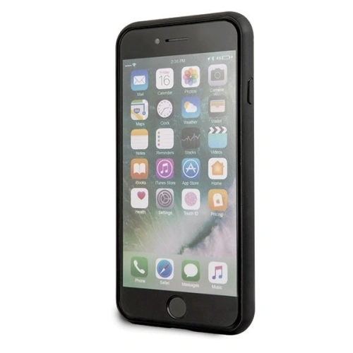 Kup Karl Lagerfeld Apple KLHCI8DLKSBK iPhone SE 2022/SE 2020/8/7 schwarz/schwarzes Hartschalenetui Signature Glitter - KLD069BLK - {ean13} - Sklep Home Screen