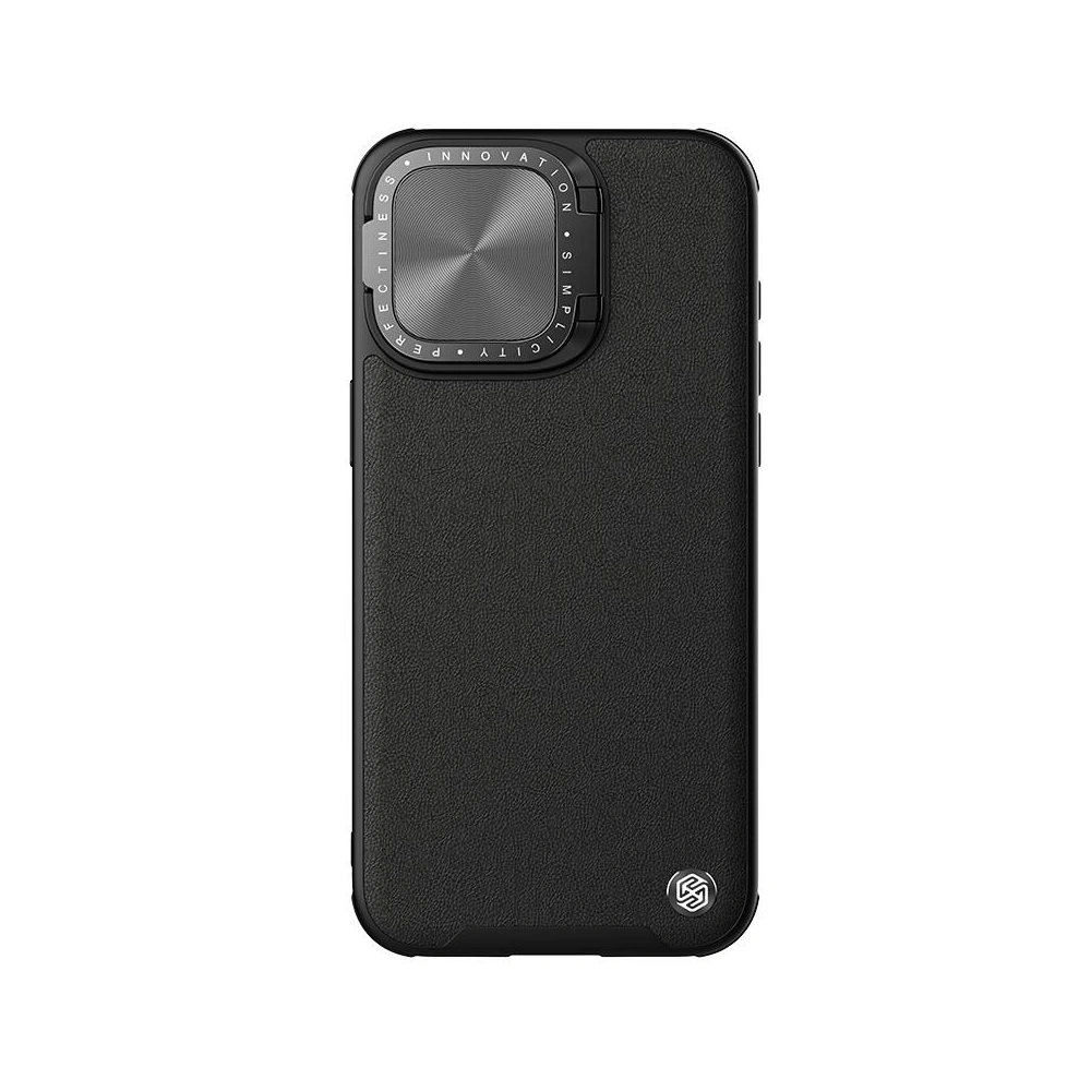 Etui Nillkin CamShield Prop Leather Magnetic Apple iPhone 15 Pro czarny/black