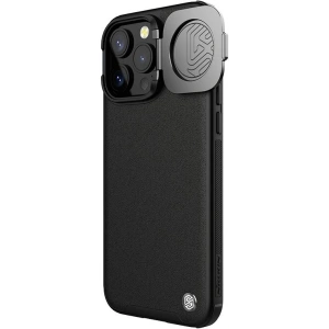 Etui Nillkin CamShield Prop Leather Magnetic Apple iPhone 15 Pro czarny/black