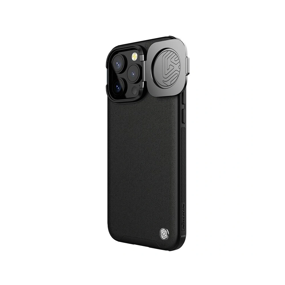 Etui Nillkin CamShield Prop Leather Magnetic Apple iPhone 15 Pro czarny/black