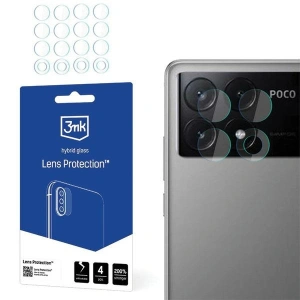 Kup Hibrid üveg a fényképezőgép lencséjéhez 3MK Lens Protect Poco X6 Pro 5G [4 PACK] - 3MK5627 - {ean13} - Sklep Home Screen