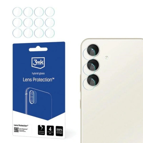 Kup Hibrid üveg a fényképezőgép objektívhez 3MK Lens Protect Samsung Galaxy S24+ Plus [4 PACK] - 3MK5630 - {ean13} - Sklep Home Screen