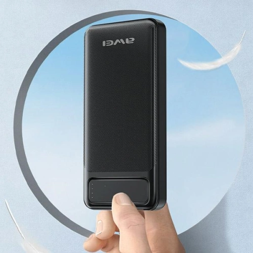 Kup Powerbank AWEI P5K 2xUSB-A, 2xUSB-C 10000mAh 2.1A negru/black - AWEI174 - {ean13} - Sklep Home Screen