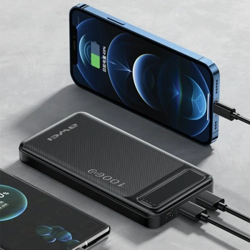 Kup Powerbank AWEI P5K 2xUSB-A, 2xUSB-C 10000mAh 2.1A fekete/black - AWEI174 - {ean13} - Sklep Home Screen
