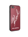 Kup Karl Lagerfeld Apple KLHCI8DLKSRE iPhone SE 2022/SE 2020/8/7 rot/rot Hartschalenetui Signature Glitter - KLD070RED - {ean13} - Sklep Home Screen