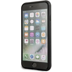 Karl Lagerfeld KLHCI8DLKSRE Apple iPhone SE 2022/SE 2020/8/7 piros/piros kemény tok Signature Glitter