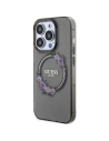 Kup Case Guess GUHMP15LHFWFCK Apple iPhone 15 Pro Hardcase IML Flowers Wreatch MagSafe schwarz/black - GUE3232 - {ean13} - Sklep Home Screen