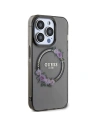 Kup Case Guess GUHMP15LHFWFCK Apple iPhone 15 Pro Hardcase IML Flowers Wreatch MagSafe schwarz/black - GUE3232 - {ean13} - Sklep Home Screen