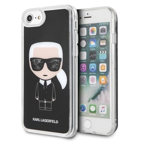 Kup Karl Lagerfeld Apple KLHCI8ICGBK iPhone SE 2022/SE 2020/8/7 schwarz/schwarz Iconic Glitter - KLD071BLK - {ean13} - Sklep Home Screen