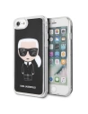 Karl Lagerfeld Apple KLHCI8ICGBK iPhone SE 2022/SE 2020/8/7 schwarz/schwarz Iconic Glitter