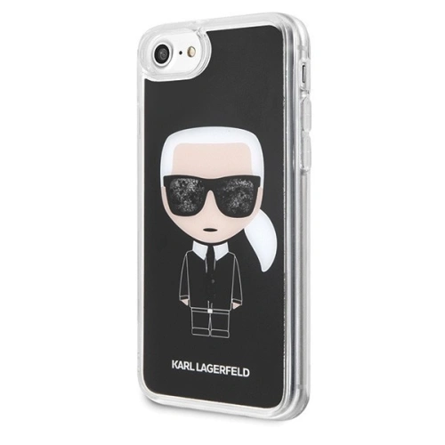 Kup Karl Lagerfeld Apple KLHCI8ICGBK iPhone SE 2022/SE 2020/8/7 schwarz/schwarz Iconic Glitter - KLD071BLK - {ean13} - Sklep Home Screen